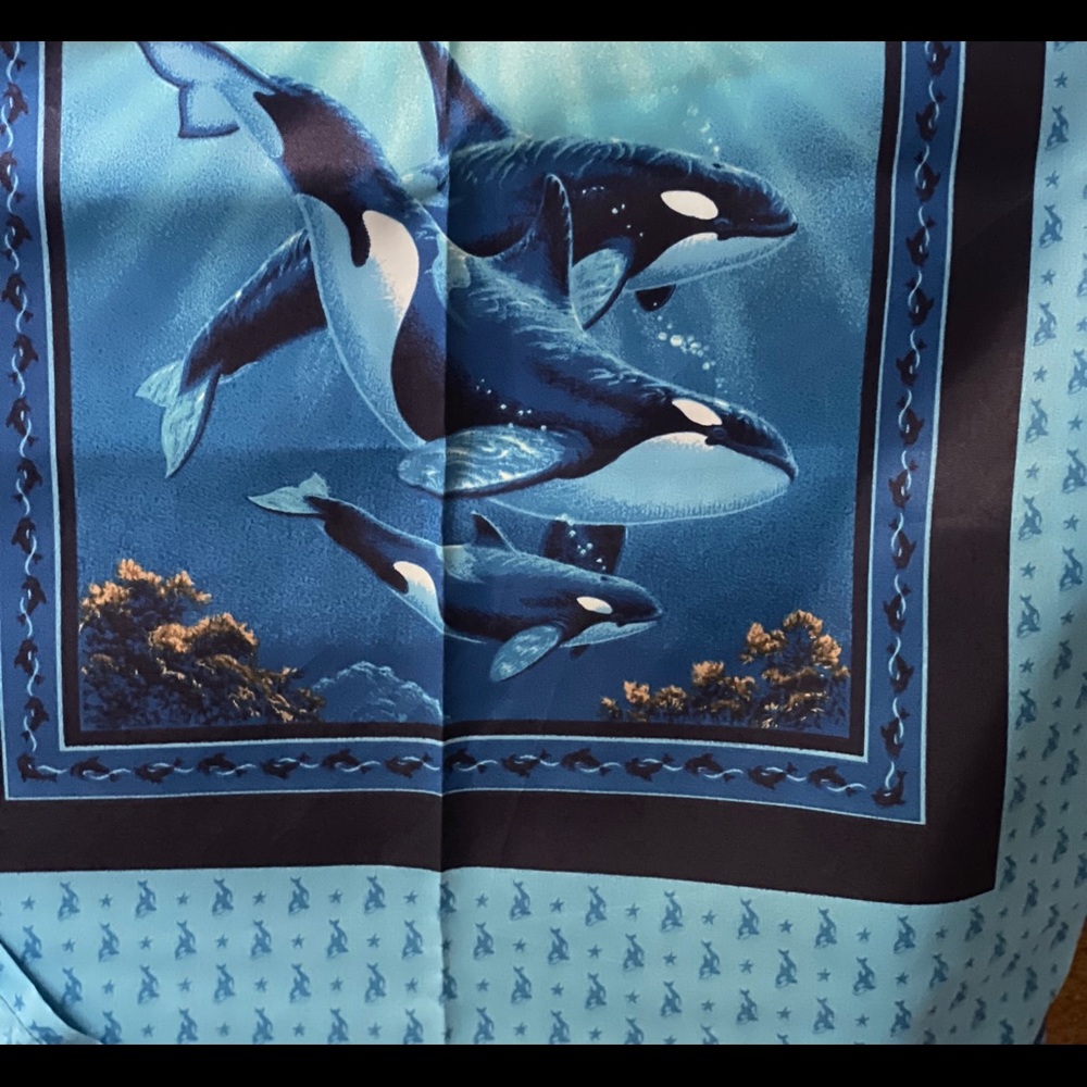 New Dolphin/Whale Shower Curtain